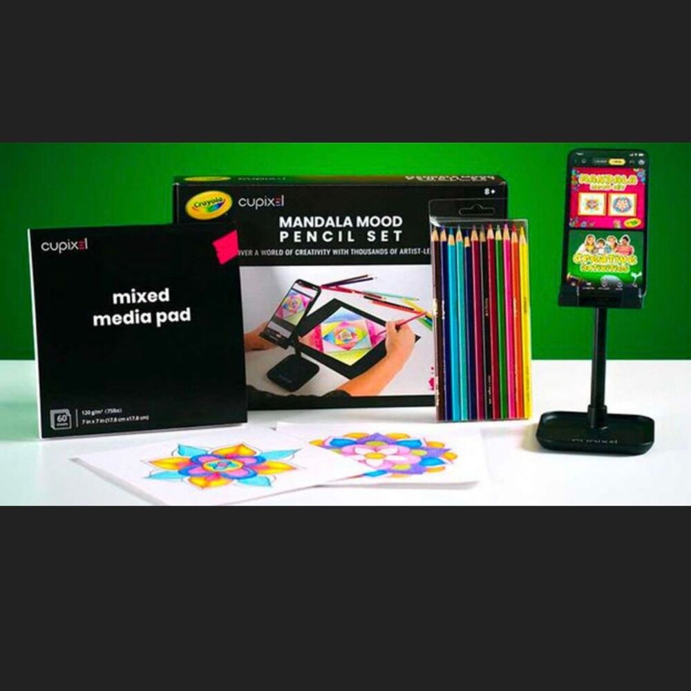 Crayola x Cupixel Mandala Mood Pencil Set – NEW & Unopened!